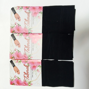 تصویر از ساق دست مشکی ریون ساده