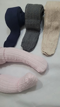 تصویر از جوراب شلواری دخترانه طرح بافت