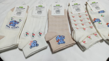 جوراب نیم ساق زنانه (پک 10 عددی)